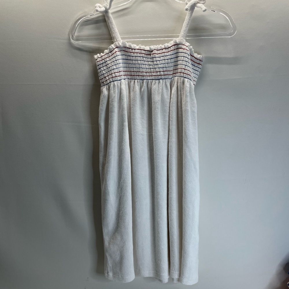 Hanna Andersson White Terrycloth Dress Swim Pool Cover Size 140cm US 10